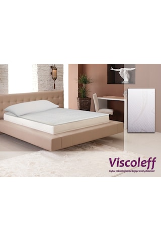 Viscoleff Tek Kişilik Visco Yatak Tüm Ölçüler*18 Cm