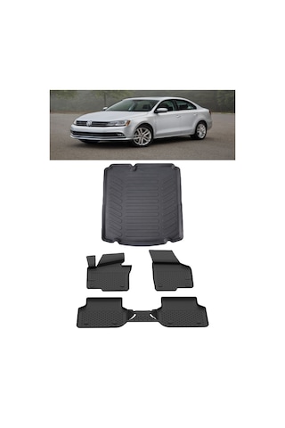 Sahler Volkswagen Passat B9 Variant 2024 Ve Sonrası 4.5d Paspas Rizline 3d Bagaj Havuzu Set