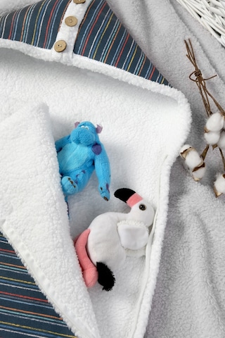 Bebek Dış Kundak Battaniyesi Uyku Tulumu Bebek Arabası Puset Minderi Örtüsü Fluffy Battaniye Bb-503