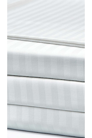 Yastık Kılıfı Çizgili Saten, 84 tel 50*70cm 2 li