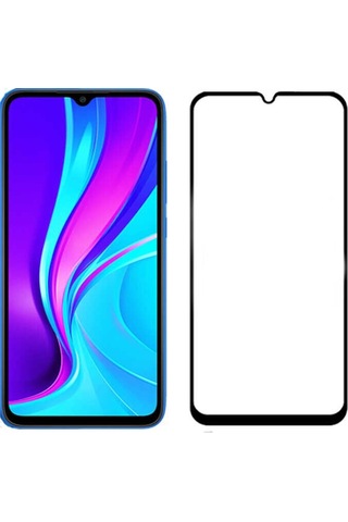 Oppo A16 Davin 5D Cam Ekran Koruyucu Siyah