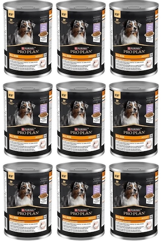 Pro Plan Hindi Etli Yetişkin Köpek Konservesi 400 Gr 9 Adet