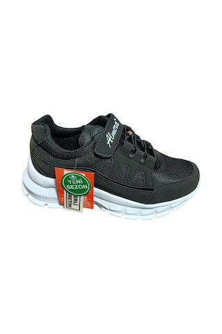 Unisex Siyah Anatomik Taban Hafif -rahat Günlük Çocuk Spor Siyah