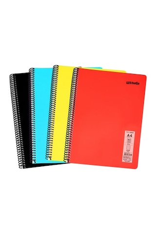 Mynote Flex Neon Defter A4 80 Sayfa 4'lü Defter Seti 2 Kareli + Mynote Flex Neon Defter A4 80 Sayfa 4'lü Defter Seti 2 Kareli +
