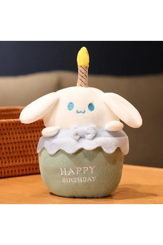 Sanrio My Melody Cinnamoroll Müzikli Peluş Oyuncak Kız Doğum Günü Hediyesi 20 Cm 001
