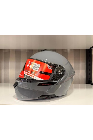 Kask Mt Genesis Sv A12 Çene Açılır Nardo Gri Nardo Gri