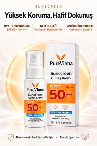 Pureviana Güneş Kremi SPF50+ Pa++++ 50 ML