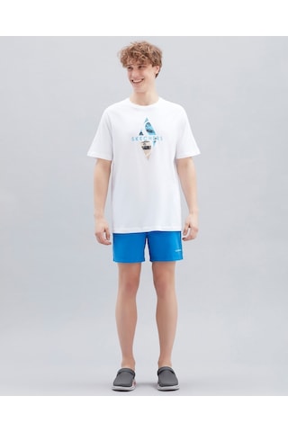 Skechers Swimwear M 5 Inch Swimshort Erkek Mavi Deniz Şortu S211654-400