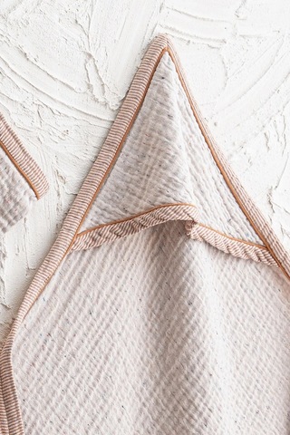 Ecocotton Melinda Terra %100 Organik Pamuk 4 Parça Bebek Panço Seti Toprak Rengi