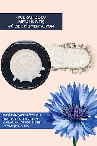 Yves Rocher Tekli Far-27. Metalik Beyaz -1.9gr-51900 27 Metalik Beyaz