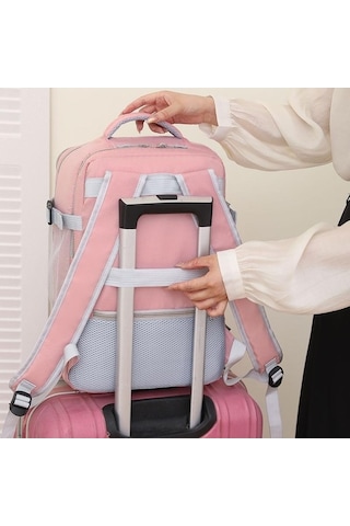 Ebitda Gri Büyük Kapasiteli Kız Sırt Çantası, Çok Fonksiyonlu Kuru Ve Islak Sınıflama, Kısa Mesafe İş Seyahati, Su Geçirmez Anne Sırt Çantası Gri