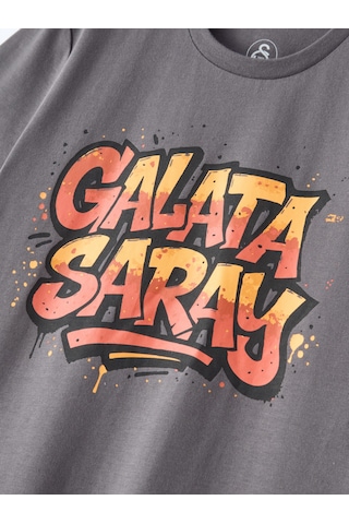 Gsstore Galatasaray Çocuk T-shirt C261036 Koyu Gri