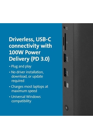 Kensington Üçlü Ekran Usb-c Bağlantı İstasyonu K37060na Usb-c Triple Display 100w