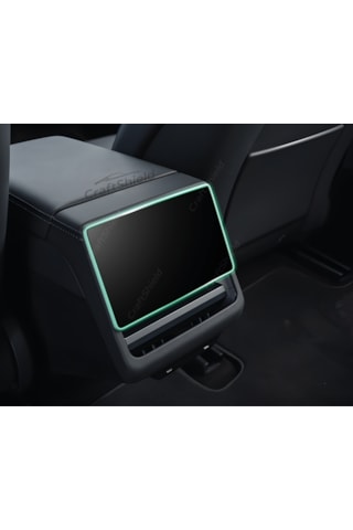 Tesla Model Y Juniper 2025 Uyumlu 15.4" Multimedya Ve 8" Arka Ekran Set Mat 9h Nano Ekran Koruyucu