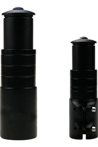 Qingmipy Dağ Bisikleti Ön Çatal Boyut Artırıcı - Yüksekliği Ayarlanabilir, Konfor Ve Performans Artırıcı Bisiklet Aksesuarı Siyah