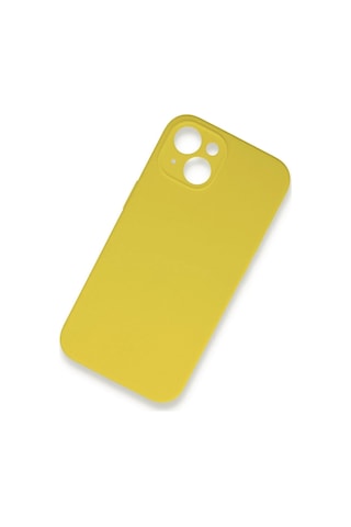 Uray Store Apple iPhone Uyumlu 13 Mini Kılıf Lansman Legant Silikon - Sarı