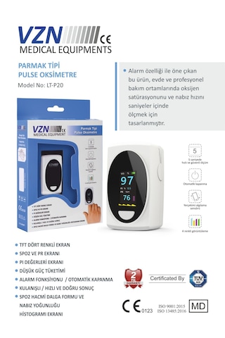 Vzn Lt-f208 Pulse Oksimetre