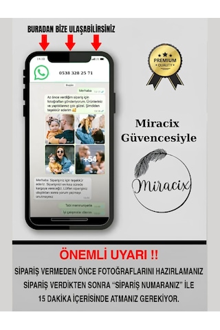 Miracix Ahşap Fotoğraf Çerçevesi Fotoğraf Dahil 10x15 Cm Dekoratif, Masa Üstü Çerçeve Kahverengi 10 X 15