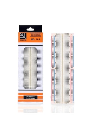 Mb-102 Lehimsiz Breadboard Devre Kurulum Kartı 830 Nokta Arduino Uyumlu