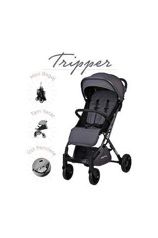 Babycare Tripper Kabin Boy Bebek Arabası - Gri