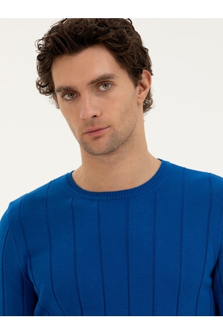 Cacharel Erkek Saks Kazak /triko 50279607-vr045 Mavi
