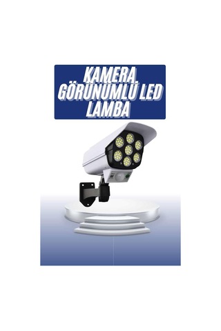 Solar Bahçe Lambası Uzaktan Kumandalı Kamera Görünümlü Hareket Sensörlü Diğer 88805842