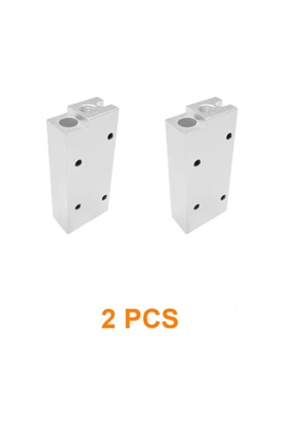 Gatherco 2 Adet E3d Süper Volkan Alüminyum Isıtma Bloğu - Voron 2.4 3d Yazıcı Dıy Hotend Nozul Parçalarına Uygun