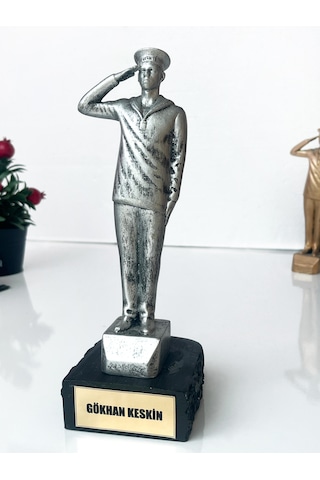 Kişiye Özel Asker Figürü Biblo, Hatıra Masa Üstü Dekoratif Heykel