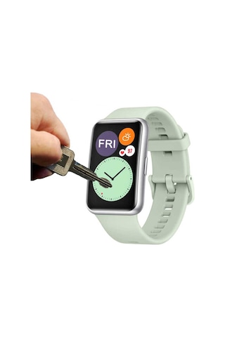 Huawei Watch Fit 2 Zore Pmma Pet Saat Ekran Koruyucu-Siyah