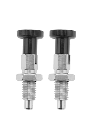 Hha 2x M10 Paslanmaz Çelik Kendinden Kilitleme Endeksi Piston Pimi, Bölme Kafası Için Kendinden Kilitleme Fonksiyonlu