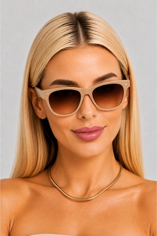 Wayfarer Unisex Güneş Gözlüğü Şık Tasarım Optik Uyumlu Kahverengi