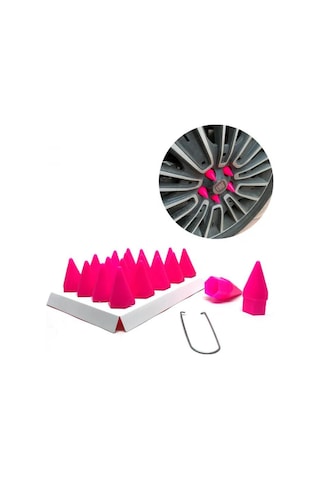 Sivri Mermi Bijon Kapağı Sökme Aparatlı Pembe 19 Mm