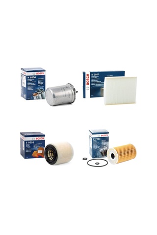 Volkswagen Polo 1.6 Tdı 4'lü Filtre Seti 2009 - 2014 Bosch