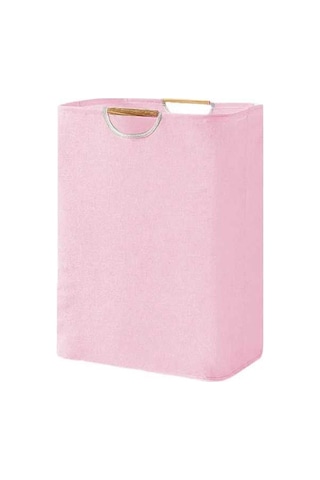 Pazly Suntek Çok Amaçlı Katlanabilir Pembe Çamaşır Sepeti - Ev & Organizasyon Pembe