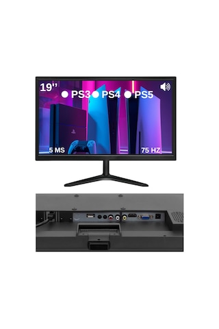 Sn-ha-ma Sencrom 19'' Ps3-ps4-ps5 Uyumlu Dahili Hoparlör Ve Kumandalı 49 Ekran Full Hd Led Monitör