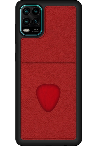 FitCase Xiaomi Mi 10 Lite Kılıf Proda Deri Tek Kartlık Cepli Kapak