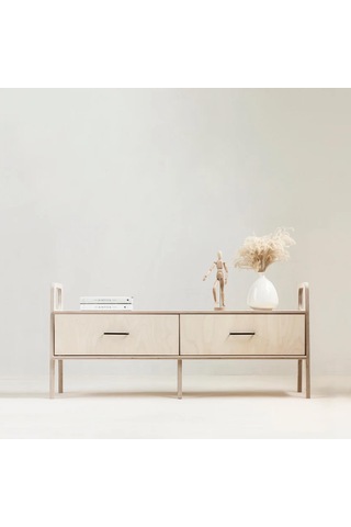 Woodesk Cadre, Ahşap, Dolap Ve Konsol, 140x60, Natural Renk