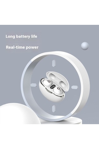 Hombey S800 Akıllı Çeviri Kulaklığı: Mini Bluetooth, Sayısal Göstergeli, Gürültü Engelleme, Düşük Gecikme - Beyaz