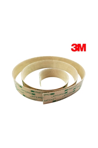 Sj4570 Şeffaf Cırt Dual Lock Yapışkanlı Cırt 1000 Kez Açılıp Kapanabilir 25mm X75cm