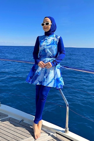 Kahijab Siena Tesettür Mayo - Mavi