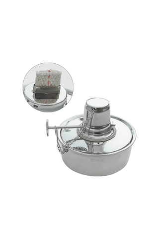 Borox Çelik Spirit Burner Alkol Lambası 150 ML