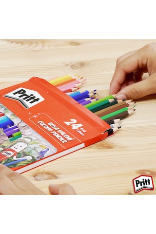 Pritt 1221351 Uzun Kuru Boya 24'lü