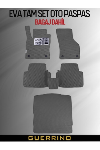 Renault-megane 4-sedan- 2016-2025 İçin Eva Ful Paspas Takımı Metal Topukluk Dahil