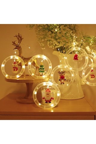 Xindoker "3 Metre Usb Şarjlı Noel Işıkları - Kapı, Pencere Ve Duvarlar İçin Renkli Led Dekor"