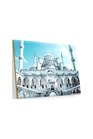 Cakasepetim İstanbul Beyazıt Camii Avludan Görünüm Ahşap Mdf Tablo