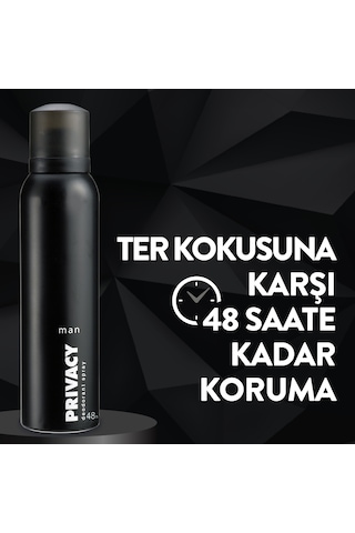 Privacy Man Erkek Sprey Deodorant 6 x 150 ML