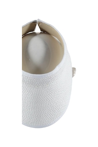 Kadın Hasır Vizör Yazlık Plaj Vizör Beyaz