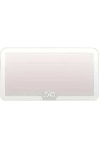 Fastbuy Dream011 Beyaz Çift Düğmeli 1 Karat Led Işıklı Araç Aynası, 3 Modlu Aydınlatma, Dokunmatik Beyaz Beyaz