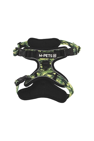 M-pets Hiking Reflektörlü Köpek Göğüs Tasması Kamuflaj Small 35-60 Cm 244-58021.01 Çok Renkli
