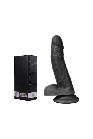 Hızlı Express Et Dokusunda 21Cm Realistik Zenci Penis Gerçekçi Vibratör Dildo